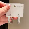 Aretes Redondos de Zirconia con Aguja de Plata Electrochapada en Oro Real de 18K para Mujer, Versátiles para el Uso Diario, Aretes de Lujo Ligero y Alta Gama