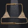 Amazon transfronteiriço hot chest chain de alta qualidade moda strass body chain acessórios versáteis body chain 06