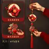 Adorno Colgante Fruta Roja Carácter Fu Año de la Oveja 2027 Decoración de Año Nuevo Colgante Festival de Primavera Manija de Puerta de Año Nuevo Sala de Estar Atmósfera Festiva