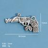 Creativos nuevos accesorios de joyería hechos a mano DIY colgante de aleación sombrero de mezclilla herradura occidental pulsera de mezclilla colgante pequeño