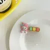 Pasador Lindo Kuromi Perro Canela Accesorios para el Cabello Color Caramelo Pinza Lateral Accesorios de Playa Estilo Animales de Dibujos Animados para Mujer