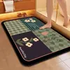 Tapete de Banheiro de Lama Diatomácea Absorvente de Água Macio Secagem Rápida Antiderrapante Tapete de Chão para Entrada Porta de Banheiro Tapete