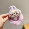 Labubu Lindo Dibujo Animado Felpa Banda para el Cabello Pequeño Animal Círculo de Intestino Grueso Transfronterizo Dibujo Animado Banda Elástica Creativa Muñeca Accesorios para el Cabello