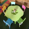 Mesa Flor de Ciruelo para Jardín de Infancia Mesa de Dibujo Manual para Bebés Mesa de Juego Mesa y Silla Elevables para Niños Juguetes Educativos Mesa para Bloques de Construcción Lego
