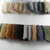 Nuevo Abrigo de Tela de Cachemira Australiana de Temporada Abrigo de Lana Corte Plano Cachemir Ropa de Invierno Cómoda Abrigo Exterior Tela de Piel
