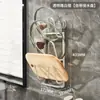 Estante de Pared para Tapa de Olla con Ventosa, Estante de Almacenamiento de Cocina sin Taladro, Soporte para Tabla de Cortar, Estante Colgante