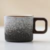 Taza de café de cerámica de tamaño pequeño para comercio electrónico transfronterizo, cambio de horno retro con asa de madera, taza de té, taza de té, taza para invitados, taza individual 50ml