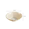 Novo Tigela de Frutas Branca Creme de Alto Valor para Sala de Estar Uso Doméstico Tigela de Frutas Mesa de Centro Tigela para Frutas Secas Conjunto de Pratos para Petiscos