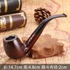 Fábrica Original Esculpida Resina Baquelite Cachimbo Filtro Lavável Curvo Masculino Portátil Martelo Cachimbo