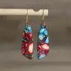 Pendientes colgantes artísticos retro color piedra emperador natural elegantes elegantes elegantes elegantes pendientes para mujer pendientes pendientes