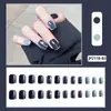 Parches de Uñas Desgastables Personalizados, Uñas Desgastables de Alta Gama, Parches de Uñas Cortos Pintados a Mano, Parches Desgastables para Manicura al por Mayor