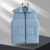 Colete de Algodão Personalizado com Logo Versão Masculina e Feminina Colete de Algodão Enchido Colete para Catering Voluntário Atividades ao Ar Livre Team Building Impressão em Colete
