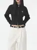 Nueva Chaqueta Corta de Punto con Cremallera 2026 para Mujer, Cárdigan Suéter de Cuello Alto Medio Otoño e Invierno, Ropa de Abrigo Ajustada