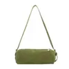 Bolso de Felpa Gamuzada con Diseño de Nicho Otoñal para Mujer 2026 Nuevo Bolso Cruzado Versátil Retro Bolso Redondo de Barril para Hombro Único de Mano