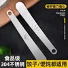 Cuchara para rellenar de acero inoxidable grueso 304 al por mayor, cuchara mezcladora multifuncional para cocina, empanadillas, bollos, pala para wonton