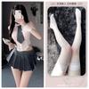 Lencería Sexy Talla Grande Qqny Pecho Pequeño Pijama Uniforme Jk Tentación Burlas en la Cama Hombres Pura Deseo Bata