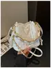 Nuevos bolsos de mano para mujer, bolsos de mujer transfronterizos, bolsos cruzados, bolsos tipo cubo, bolsos de hombro versátiles de cuero genuino de alta gama exquisitos