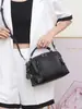 Bolso Cruzado Tipo Carcasa de Cuero de Vaca de Primera Capa, Bolso de Hombro de Moda para Mujer, Bolso de Mano Suave y Práctico, Cuero Genuino con Múltiples Bolsillos
