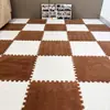 Alfombra de Piso Moderna Simple con Empalme Exclusiva Transfronteriza Temu Amazon Alfombra de Piso Cubierta Completa Lavable Alfombra para Gateo de Bebé