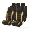 Ventas transfronterizas en Oriente Medio, Europa y Estados Unidos cubierta de asiento de coche más vendida tela universal diseño de línea de cintura cubierta de asiento para todo el coche de 5 asientos