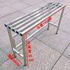 Estante de Almacenamiento de una Sola Capa de Pie para Sala de Estar en el Patio, Estante para Flores, Estante para Plantas con Macetas, R* Estante para Flores de Acero Inoxidable, Balcón Exterior