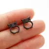 Pendientes de Mariposa y Búho Estilo Fresco Primavera 2026 Pendientes de Acero Inoxidable Piercing Moda Ins En Stock