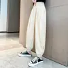 A997 Niños Yang Temprano Verano 2024 Nuevo Pantalones Casuales de Moda Ligeros Cómodos Transpirables Frescos para Niñas de Talla Mediana y Grande