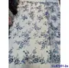 Vestido de Novia Europeo y Americano DIY Bordado Lentejuelas Tejido de Malla Lentejuelas de Novia Tejido de Encaje