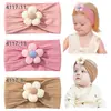 Venta Caliente de Exportación Europea y Americana Set de Diademas para Bebé Diadema de Nylon Suave con Flor para Bebé Niña Diadema Suave para Cabello de Bebé 4117
