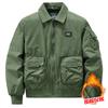 7908A chaqueta de vuelo de primavera y otoño moda para mediana edad color sólido guapa chaqueta para hombre uniforme de béisbol americano para hombre
