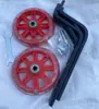 Rueda auxiliar para niños 12*20 rueda auxiliar accesorios para cochecito bicicleta infantil rueda protectora rueda de equilibrio soporte de rueda rueda