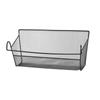 Cesta colgante de hierro sin perforaciones para mesita de noche de dormitorio, cesta de almacenamiento para teléfono móvil y snacks, cesta de drenaje para baño y cocina