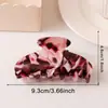 Pinza para el pelo con patrón de mármol en tinta, una pinza de tiburón sofisticada y elegante para mujer, con un diseño de degradado colorido, perfecta para crear un recogido chic en la parte posterior de la cabeza