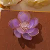 Estilo Antiguo Atmósfera de Belleza Degradado Perla de Imitación Cristal Flor de Loto DIY Dinastía Han Accesorios para el Cabello Broche Accesorios