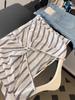 Sensación Perezosa y Cómoda~Camiseta de Manga Larga a Rayas Retorcidas Ins Chic Estilo Hong Kong para Mujer Otoño Nueva Holgada Look Adelgazante Top