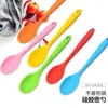 Venta al por mayor del fabricante cuchara pequeña de silicona cuchara densa cuchara para ensalada utensilio de cocina de silicona Amazon transfronterizo