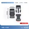 Hebilla Plástica Plana Engrosada Hebilla de Ajuste para Correa de Hombro de Mochila de Senderismo al Aire Libre Hebilla de Seguridad para Bolsa de Viaje Accesorios para Equipaje