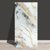 Papel de Parede de Placa de Alumínio-Plástico Autoadesivo Impermeável e à Prova de Umidade Decoração de Parede Cozinha Banheiro À Prova de Óleo e Adesivos de Azulejo Mármore