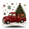 Capa de almofada de Natal para quarto de casa com guirlanda de sinos, casa de pão de gengibre, carro vermelho, meias, padrão 3D, pode ser personalizada com o seu próprio design