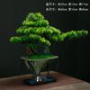 Novos Enfeites de Bonsai de Pinheiro de Boas-Vindas Estilo Chinês Decorações de Corredor de Hotel Estilo Zen Bonsai de Pinheiro Simulado Árvore de Cipreste