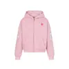 Sudadera con Capucha y Estampado Retro Americano para Hombre y Mujer, Marca de Tendencia Otoño e Invierno 2025, Sudadera con Cremallera para Pareja