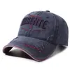 Gorra de Béisbol Bordada Vintage Lavada Estilo Retro Americano Transfronteriza Unisex Marca de Moda Protector Solar Sombrero para Protección Solar al Aire Libre