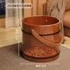 Tina de baño de pies de barril de madera un lote de tina de baño de pies de masaje portátil de madera de cedro hasta la pantorrilla madera maciza baño de pies al por mayor
