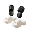 Sandalias Gruesas Brillantes con Plataforma para Mujer para Uso en Interiores y Exteriores, Antideslizantes, Resistentes al Desgaste, Cómodas Pantuflas que Aumentan la Altura, Sandalias de Deslizamiento para Mujer