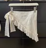 Pañuelo de encaje estilo francés para la cintura, Pañuelo triangular, Accesorio para la cintura, Pañuelo de cintura para combinar con vestido, Cinturón de tela, Pañuelo al por mayor