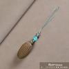 Chaveiro de milho de sândalo Jinyu Mantang, pingente de celular, ornamentos de pingente para mochila masculina e feminina, presentes criativos