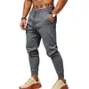 Calça de moletom masculina casual, confortável, respirável, com cordão, amarração no tornozelo, longa, europeia e americana, transfronteiriça, Amazon, atacado em estoque