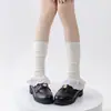 Primavera Nuevo Calcetines de Media Caña de Encaje de Aguja Gruesa Calcetines de Rizo con Vuelta Calcetines Dulces Colgantes Ins Calcetines de Mujer de Estilo Coreano