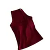 Sexy camisola para mujer con almohadillas en el pecho, adecuada para usar como prenda exterior, versátil, adelgazante, con un hermoso diseño en la espalda, top tipo tubo y top de capa base