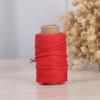 Em estoque fio de algodão colorido fio de algodão corda etiqueta de roupa têxtil decorativo feito à mão DIY fio de algodão tipo salsicha atacado